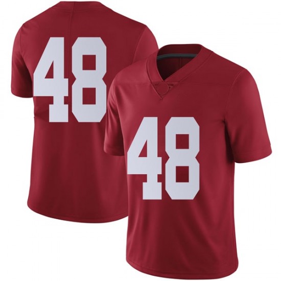 Alabama Crimson Tide Men's Phidarian Mathis #48 No Name Crimson NCAA Nike Authentic Stitched College Football Jersey TK16X30PE